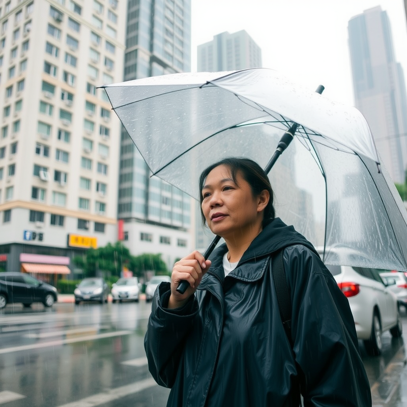 白海豚颱風持續豪雨影響,台北未停班課引發安全討論